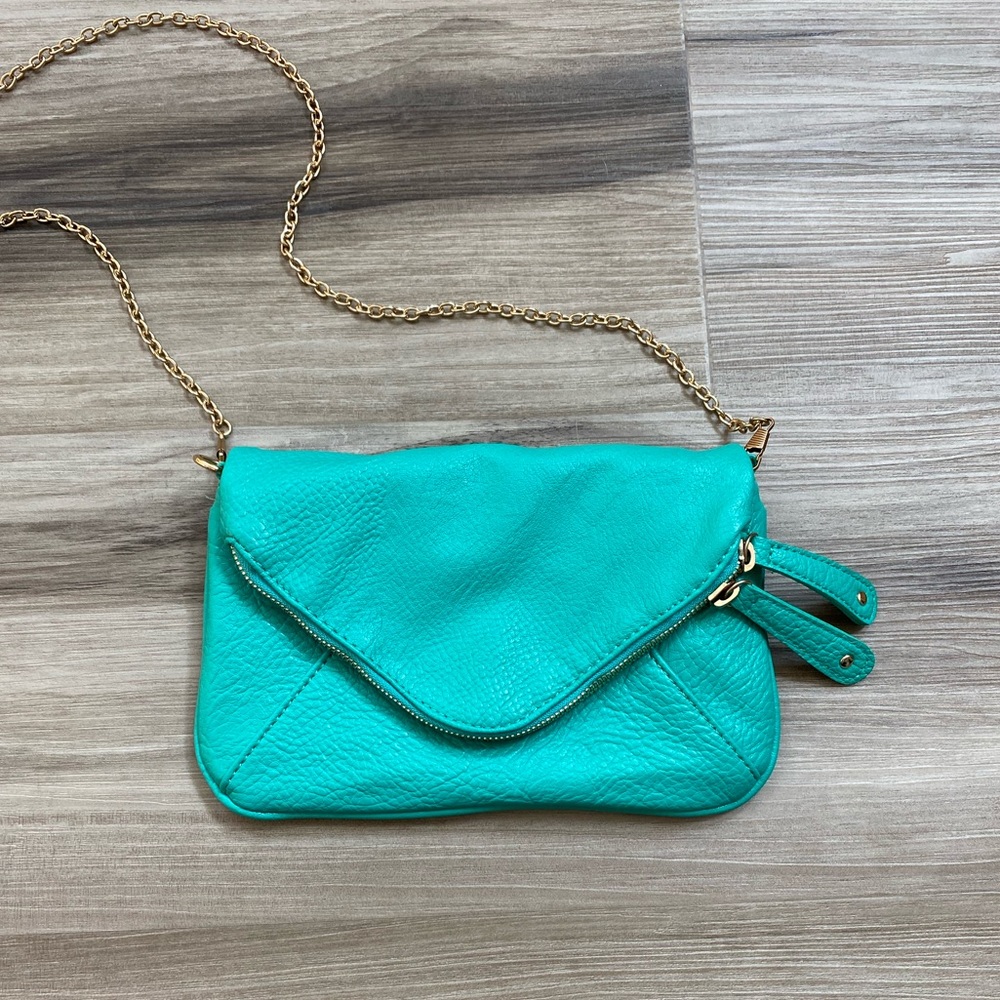 💛Street Level Teal Cross-body / Clutch Purse
